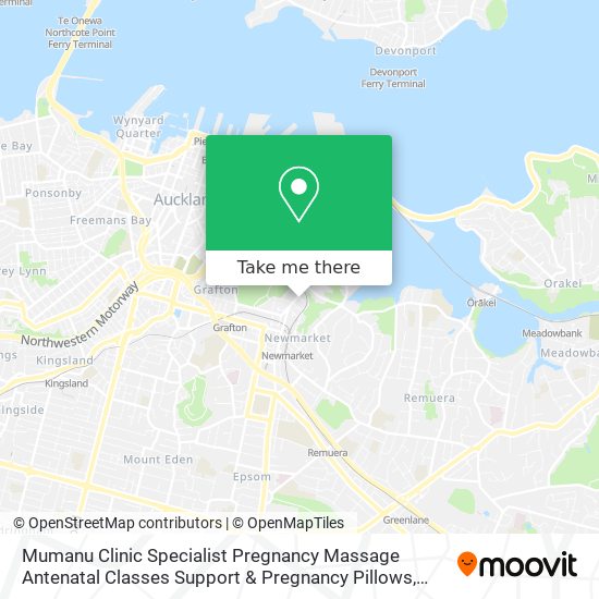 Mumanu Clinic Specialist Pregnancy Massage Antenatal Classes Support & Pregnancy Pillows map