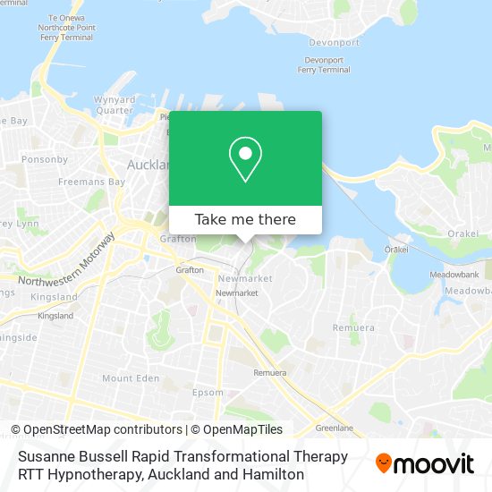 Susanne Bussell Rapid Transformational Therapy RTT Hypnotherapy map