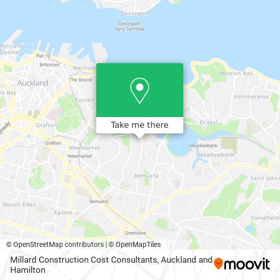 Millard Construction Cost Consultants map
