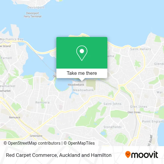 Red Carpet Commerce map