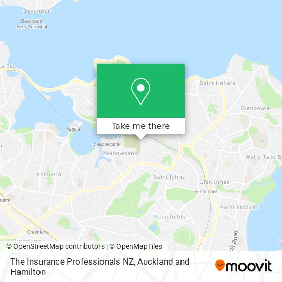 The Insurance Professionals NZ map