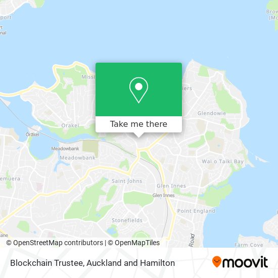 Blockchain Trustee map