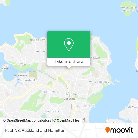 Fact NZ map