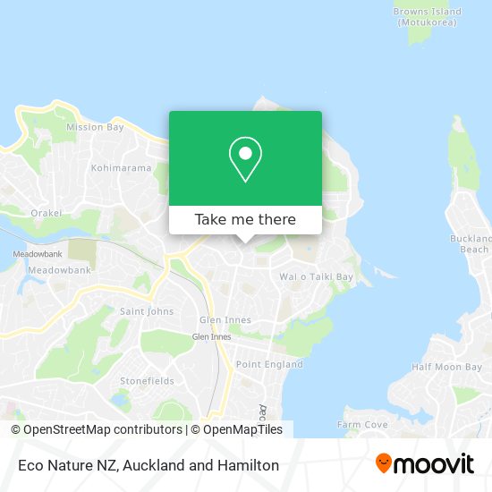 Eco Nature NZ map