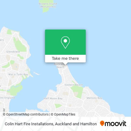Colin Hart Fire Installations map