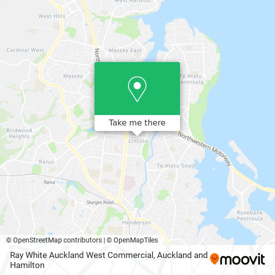 Ray White Auckland West Commercial地图