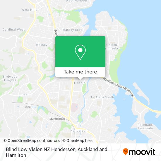 Blind Low Vision NZ Henderson地图