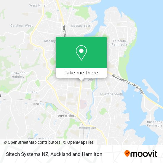 Sitech Systems NZ map