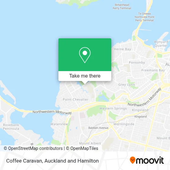 Coffee Caravan map