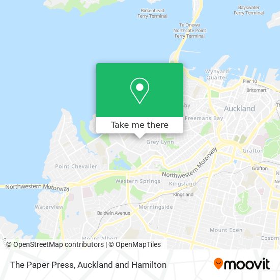 The Paper Press map