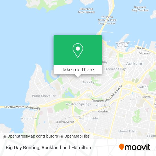 Big Day Bunting map