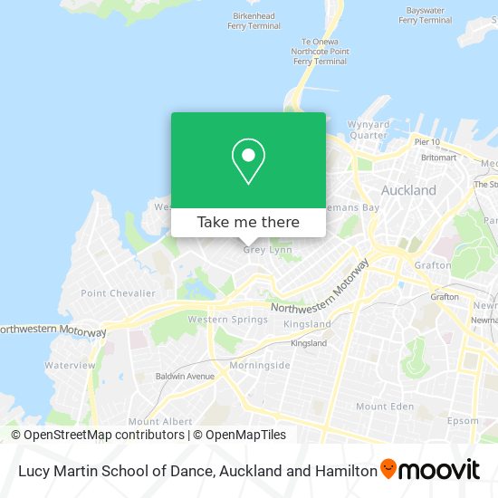 Lucy Martin School of Dance map