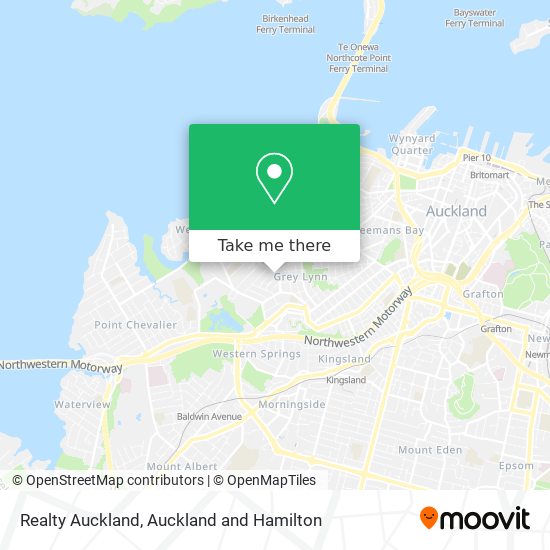 Realty Auckland map