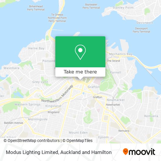 Modus Lighting Limited map