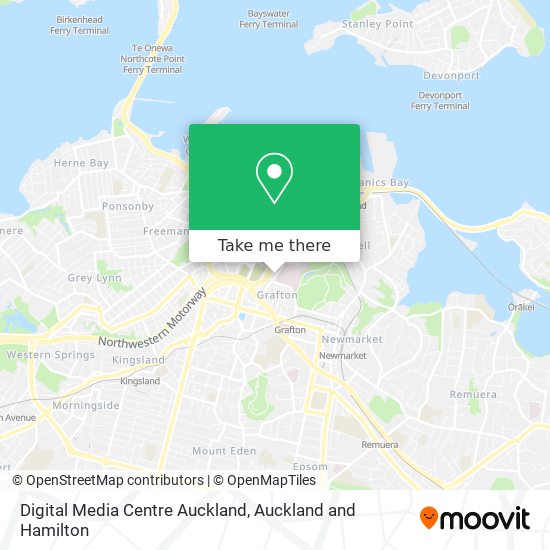 Digital Media Centre Auckland地图