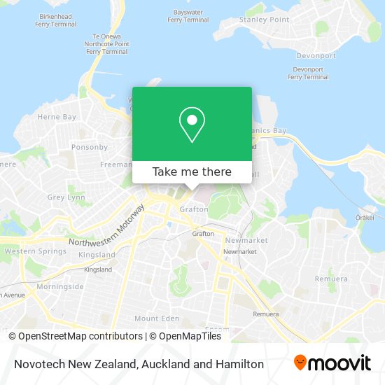 Novotech New Zealand map