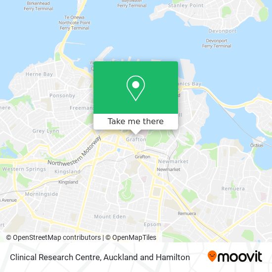 Clinical Research Centre map