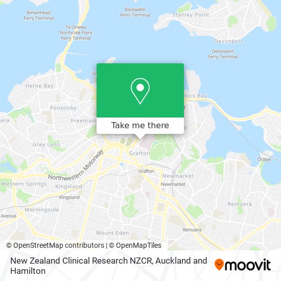 New Zealand Clinical Research NZCR地图