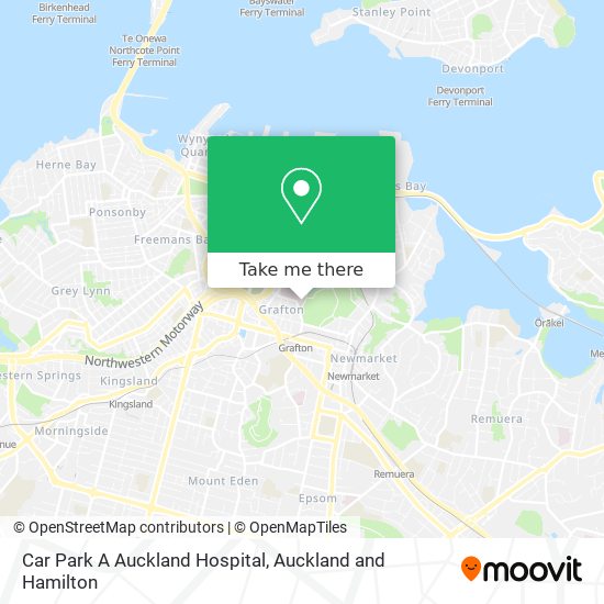 Car Park A Auckland Hospital地图