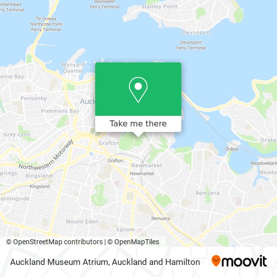 Auckland Museum Atrium map