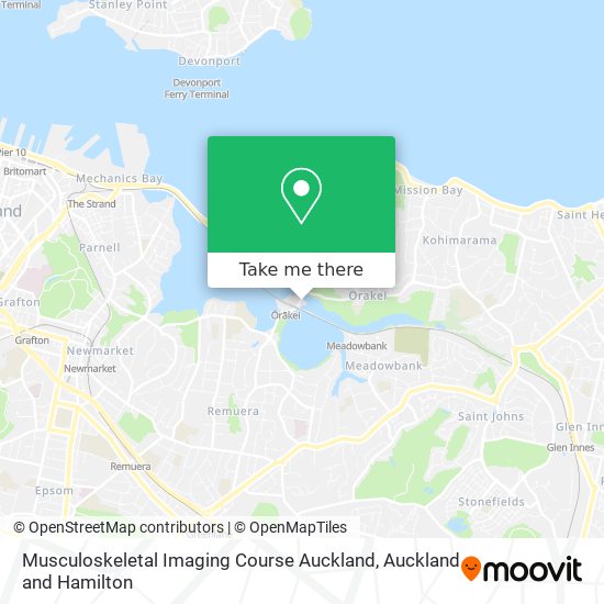 Musculoskeletal Imaging Course Auckland map