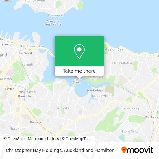 Christopher Hay Holdings map