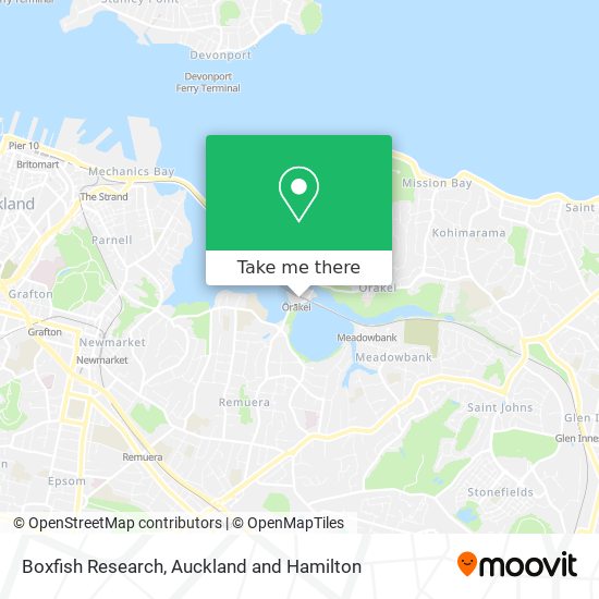 Boxfish Research map