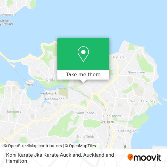 Kohi Karate Jka Karate Auckland地图