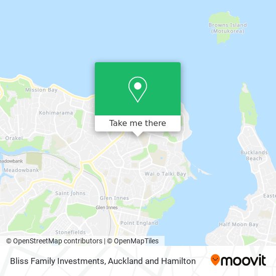Bliss Family Investments map