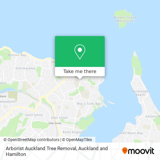 Arborist Auckland Tree Removal map