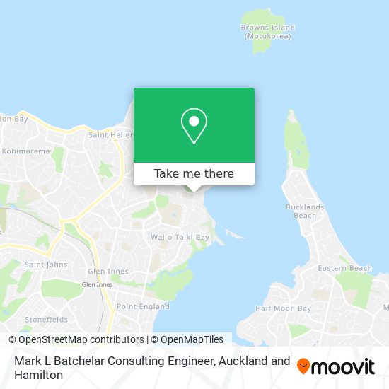 Mark L Batchelar Consulting Engineer map