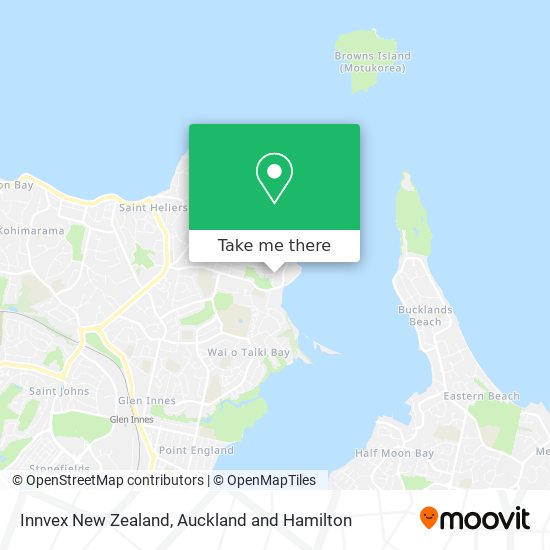 Innvex New Zealand map