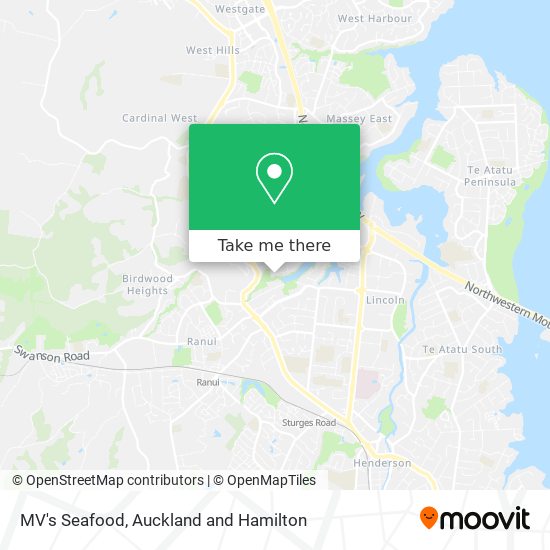 MV's Seafood地图