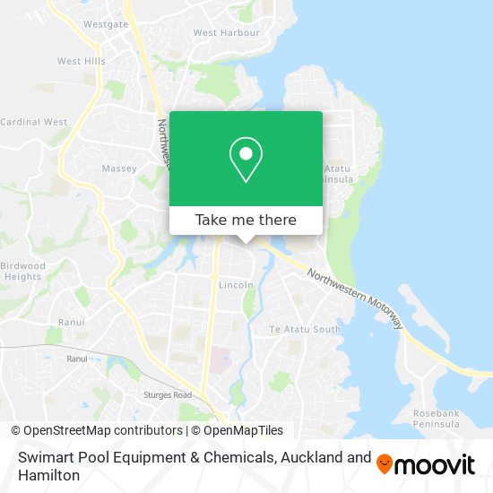 Swimart Pool Equipment & Chemicals map