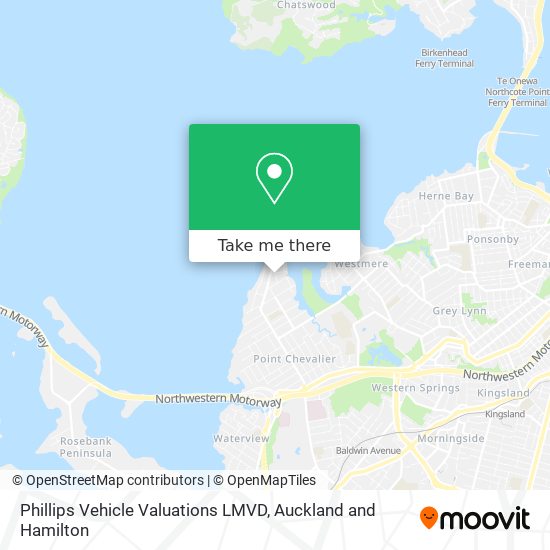 Phillips Vehicle Valuations LMVD map