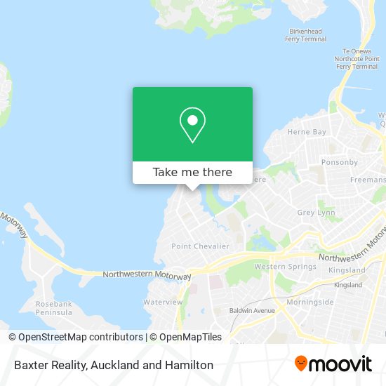 Baxter Reality map