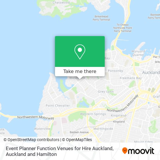 Event Planner Function Venues for Hire Auckland map