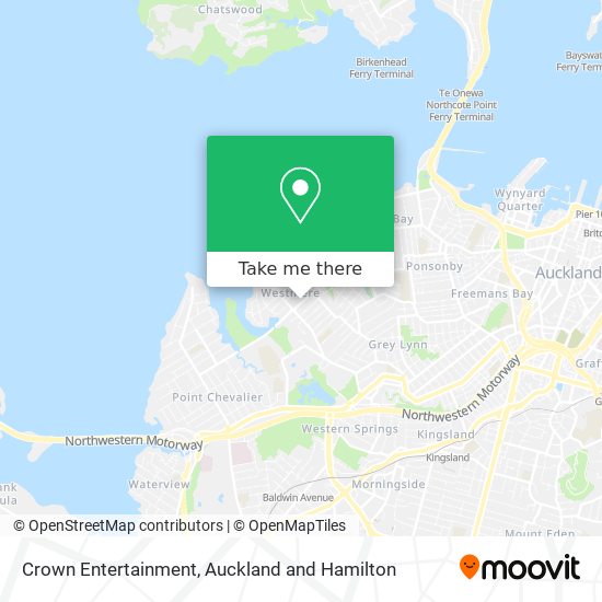 Crown Entertainment map