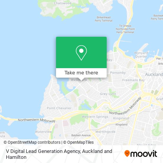 V Digital Lead Generation Agency map