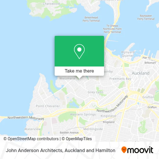 John Anderson Architects map