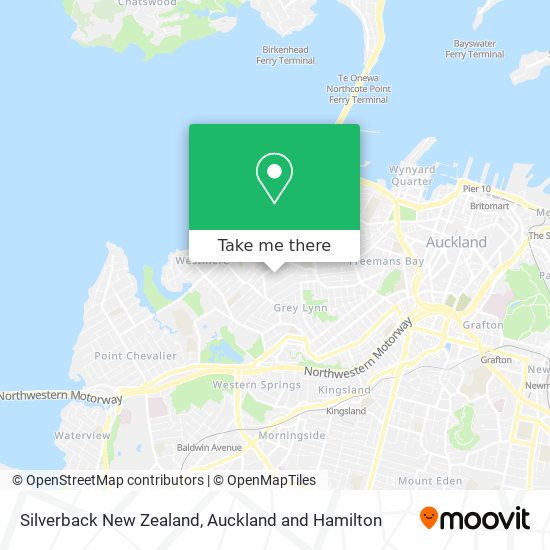 Silverback New Zealand地图