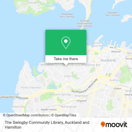 The Swingby Community Library map