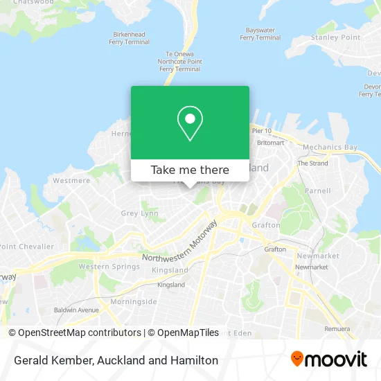 Gerald Kember map