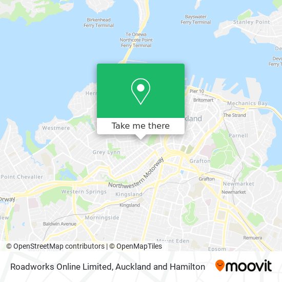 Roadworks Online Limited map