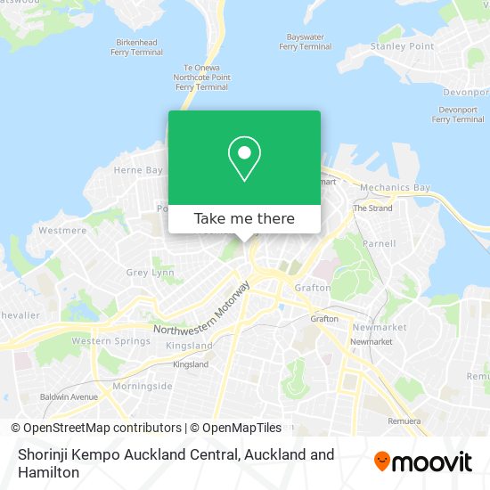 Shorinji Kempo Auckland Central map