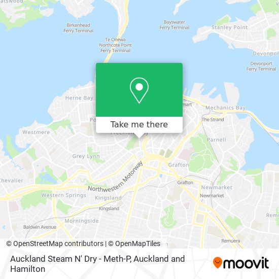 Auckland Steam N' Dry - Meth-P map