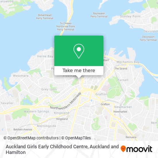 Auckland Girls Early Childhood Centre map