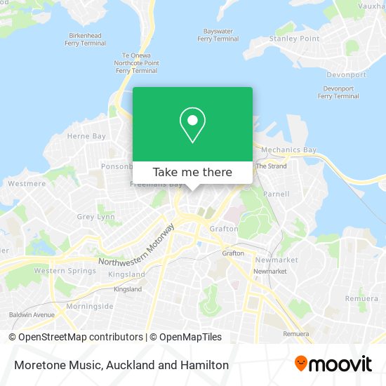 Moretone Music map