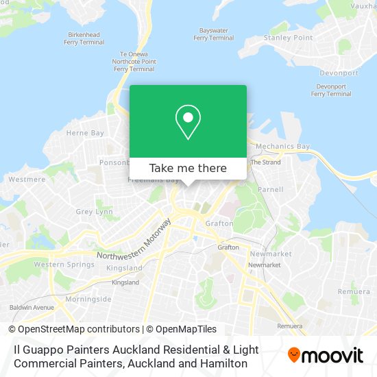 Il Guappo Painters Auckland Residential & Light Commercial Painters map