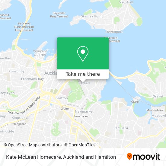 Kate McLean Homecare map